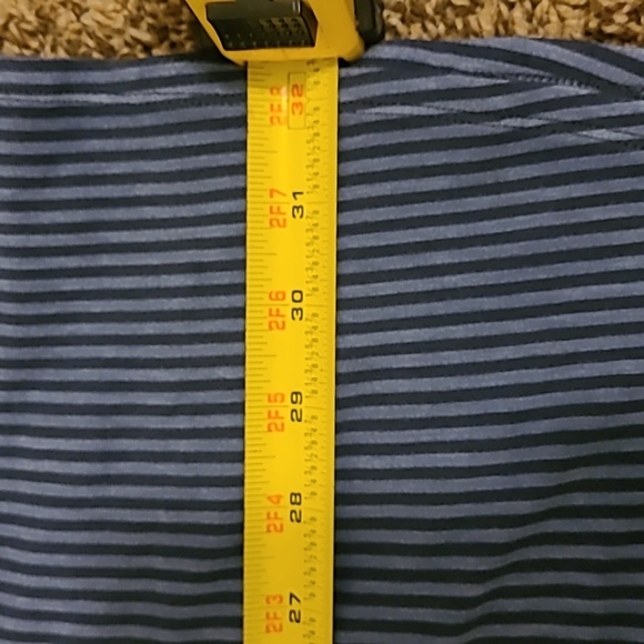 Soft Surroundings super soft cotton tunic long sleeve blue striped excellent con - Picture 7 of 9